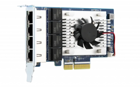 Сетевая карта/ QNAP QXG-5G4T-111C Quad Port 5 GbE RJ-45 Network Card, фото 2