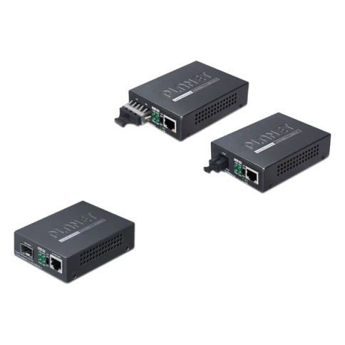 медиа конвертер/ PLANET 10/100/1000Base-T to WDM Bi-directional Fiber Converter -... фото 1