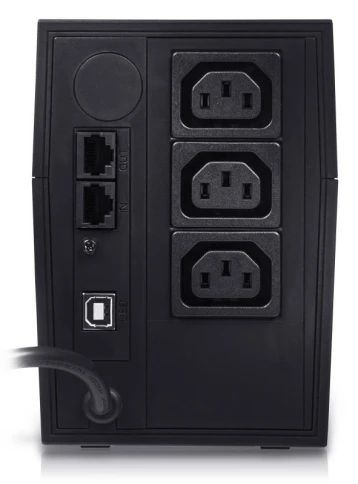 Источник бесперебойного питания (черный)/ Powercom RPT-1000AP 600W 3*IEC320, USB, RJ-45 фото 5