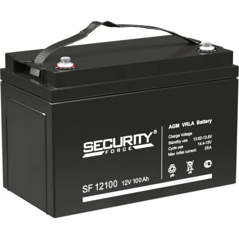 Аккумуляторная батарея/ SECURITY FORCE SF series battery, SF 12100, vo фото 1