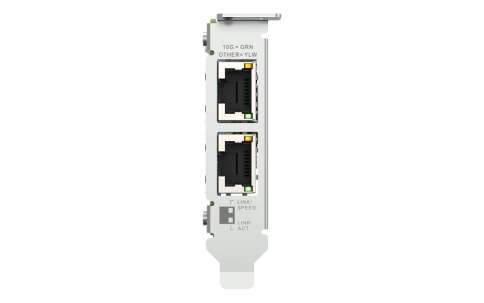 Сетевая карта/ QNAP QXG-10G2T Dual-port BASET 10GbE network expansion фото 8