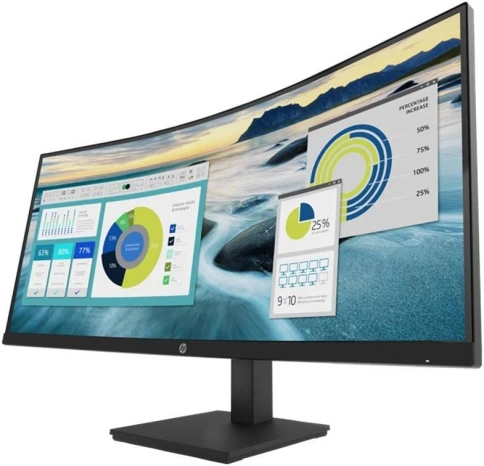 Монитор HP 34" P34hc G4 черный VA 21:9 HDMI матовая HAS 250cd 178гр/17 фото 2
