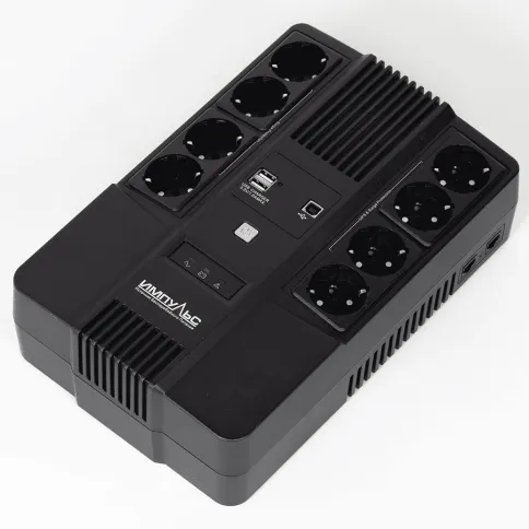 ИБП МАСТЕР 800, 800/480 ВА/Вт, LED, USB, RJ11/RJ45, SCHUKOx8/ line-int фото 5