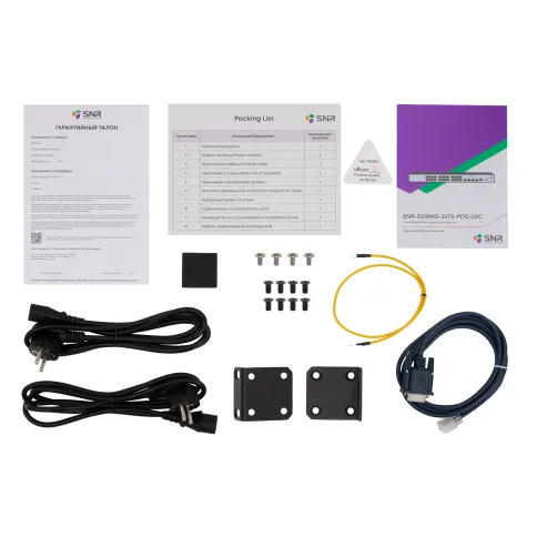 SNR SNR-S2989G-24TX-POE-2AC фото 5