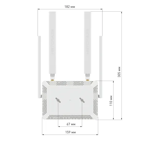 Маршрутизатор/ Netcraze Explorer 4G Интернет-центр с модемом 4G, Mesh фото 6