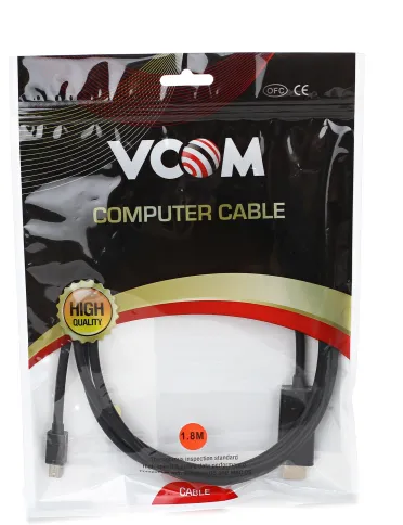 VCOM Mini DisplayPort M  —  HDMI M 1.8m фото 3