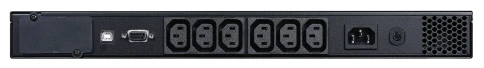 ИБП SPR-700, линейно-интерактивный, 700 ВA, 560 Вт, 6 розеток IEC320 C13 с резервным питанием, USB, RS-232, слот под SNMP карту, защита RJ45, батареи 2 штуки 6Вх9Ач, ШхГхВ 428x335x44 мм, 9.1 кг/ UPS SPR-700, line-interactive, 700 VA, 560 W, 6 IEC320 C13 s фото 3