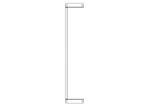 Фиксированная полка Systeme Electric, серия Uniprom, 2U, 450мм, до 15к фото 10