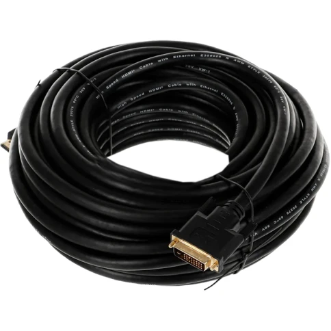 Кабель/ LAZSO WH-141(20m) Кабель соединительный HDMI-DVI. фото 1