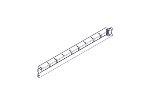 Plastic plug Systeme Electric, Excelente series, 1U , 19", tool-free i фото 3