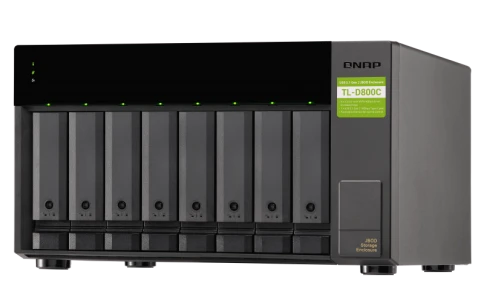 Полка расширения сетевого хранилища без дисков/ SMB QNAP TL-D800C USB фото 3