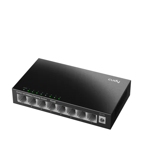 Коммутатор/ 8-Port 10/100 Mbps Desktop Switch, 8 10/100M RJ45 Ports, L фото 2