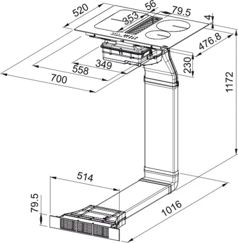 Franke Smart 2Gether FSM 709 HI LL KIT 340.0678.204 фото 3