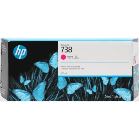Картридж/ HP 738 300-ml Magenta DesignJet Ink Cartridge фото 1