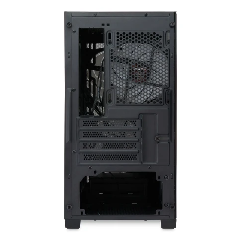 Корпус без блока питания/ Case HSPD M321, Mesh Mini-tower, Black, slid фото 5