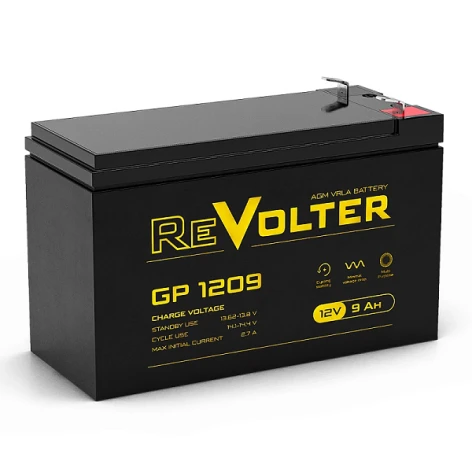 Аккумуляторная батарея Revolter GP 12В 9Ач фото 1