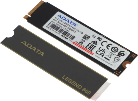 Твердотельный накопитель A-Data PCIe 4.0 x4 2TB SLEG-860-2000GCS Legend 860... фото 2