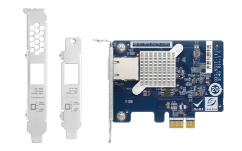 Сетевая карта/ QNAP QXG-5G1T-111C PCIe Gen2 x1, Single-port 4-speed 5 фото 5