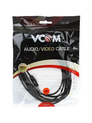 VCOM mini jack 3.5 mm (m) - mini jack 3.5 mm (m) 3м фото 3