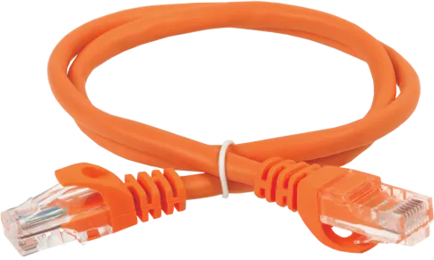 ITK RJ45(m) - RJ45(m) Cat. 5e U/UTP PVC 1м оранжевый фото 1