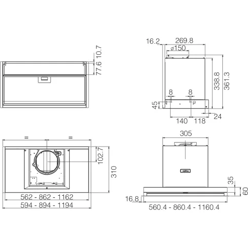 ELICA BOXIN ADVANCE IX/A/120 PRF0182703A фото 6