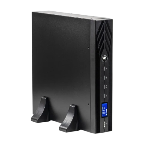 9908 Источник бесперебойного питания SKAT-UPS 3000-RACK-ON, 3000ВА, 2700Вт, online, 2U, внешние АКБ, RS 232, USB, EPO, 2хSchuko, 1хС19, ШхГхВ 440х600х88, масса 13.9кг фото 2