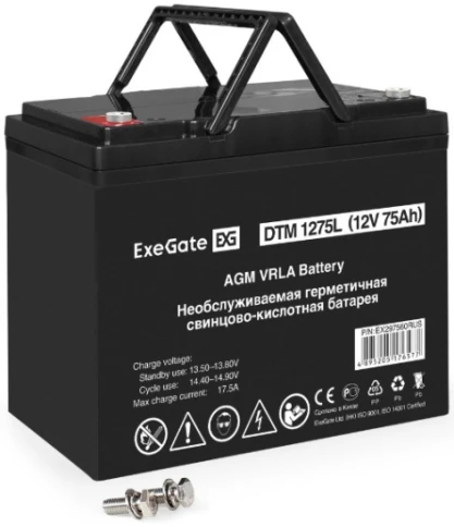 Батарея аккумуляторная Exegate DTM 1275L фото 1