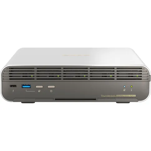 Сетевое хранилище без дисков/ SMB QNAP TBS-h574TX-i5-16G 5-bay E1.S or M.2 2280 PCIe NVMe, Intel Core i5-1340PE 12C(4P+8E)/16T up to 4.50GHz, 16 GB RAM, 1 x 10 GBASE-T, 2xUSB 3.2 Gen 1 port, 1xUSB 2.0 port, HDMI Output фото 1