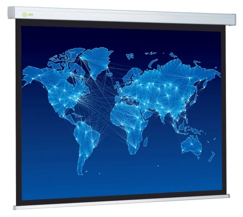 Экран Cactus 152x203см Wallscreen CS-PSW-152x203 4:3 настенно-потолочный рулонный белый фото 1