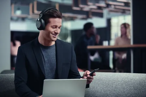 Jabra Evolve2 85 - USB-C MS Teams Stereo with Charging Stand фото 7