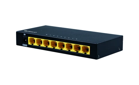 Коммутатор/ Unmanaged switch, 8x1000Base-T, metal case фото 2