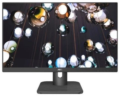 AOC 24E1Q 23,8'', 1920x1080, IPS, 20M:1, 250cd, 4ms, VGA, HDMI, DP, Speakers , VESA, 1Y, Black фото 1