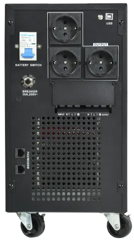 ITK ELECTRA LT ИБП 5кВА/4кВт 48VDC с АКБ 4х17AH USB Schuko фото 2