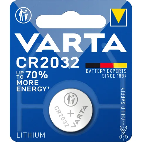 Varta PRIMARY LITHIUM CR2032 (06032101401) фото 1