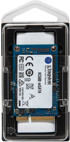 Твердотельный накопитель/ Kingston SSD KC600, 1024GB, mSATA, SATA3, 3D фото 3