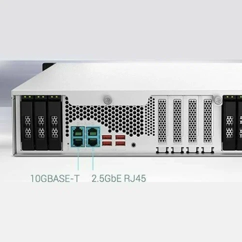 Сетевое хранилище без дисков/ ENTERPRISE QNAP TS-h1887XU-RP-E2334-16G фото 4