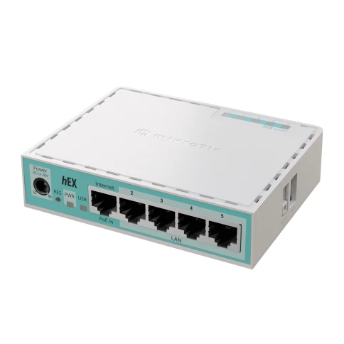 Маршрутизатор/ E50UG hEX refresh Router Dual-Core ARM64 CPU, 512MB RAM, 5 GbE Ports, USB, DC Jack фото 2