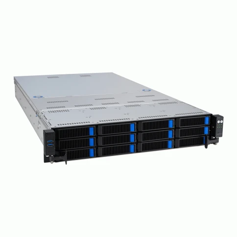 Серверная платформа/ ASUS RS720A-E12-RS12/10G/2.6kW/8NVMe/GPU фото 1