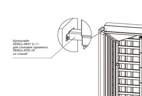 Кронштейн PERCo-RF01 0-11 фото 1