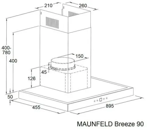 Maunfeld Breeze 90 Inox фото 8