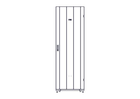 Шкаф Systeme Electric, серия Uniprom, 48U-750/1200, боковые панели 4шт фото 8
