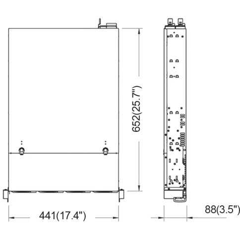 Серверный корпус/ 2U chassis; E-ATX, ATX, Micro-ATX, Mini-ITX MBs; 12 фото 5