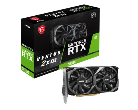 Видеокарта/ VGA MSI NVIDIA GeForce RTX 3050 VENTUS 2X XS 8G OC 8GB, GD фото 1