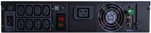 ИБП Powercom SNT-3000, 3000 Вт/3000 ВА, Rack/Tower, 8 розеток IEC320 C13 и 1 розетка IEC320 C19 с резервным питанием, LCD, USB, RS-232, слот под SNMP карту, ШхГхВ 428х635х84 мм, вес 31.3 кг/ UPS Powercom SNT-3000, 3000 W / 3000 VA, Rack / Tower, 8 IEC320 фото 7