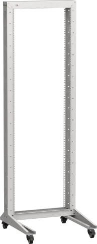 ITK LINEA F Стойка 1-рамная на рол. 33U 600х600мм серая фото 1