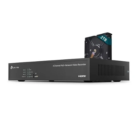 Сетевой видеорегистратор PoE TL-VIGI NVR1004H-4P фото 1