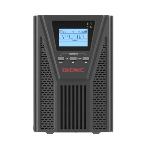 Онлайн ИБП ДКС серии Small Tower, 1000 ВА/900 Вт, клеммы, EPO, USB, RS фото 3
