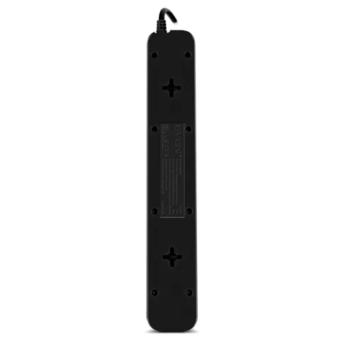 Фильтр SVEN SF-05LU 3.0 м (5 евро розеток,2*USB(2,4А)) черный, цветная фото 3