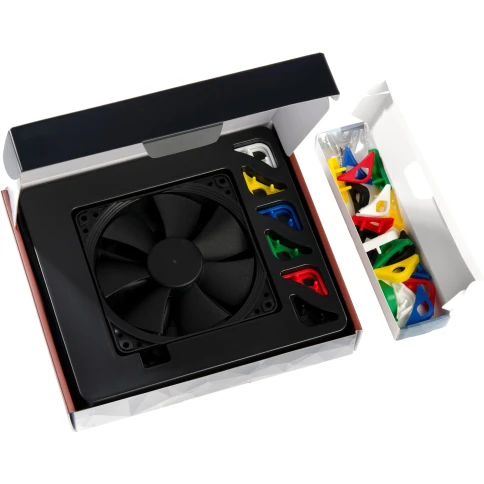 Кулер для корпуса/ Case Cooler Noctua NF-F12 PWM chromax.black.swap (120x120x25mm,... фото 5