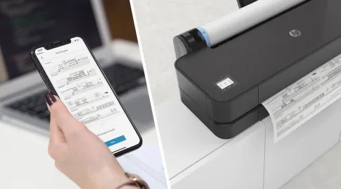 HP DesignJet T230 24-in Printer фото 10